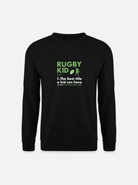 Sport Kid Definition Rugby - Unisex Sweatshirt - black