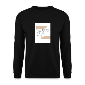 Poperze - Unisex Pullover - Schwarz - Vorne - Alina (178cm) & Michal (187cm)
