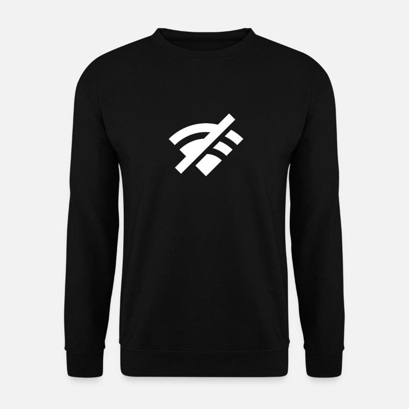 No Wi-Fi, Wi-Fi - Unisex Sweatshirt - black