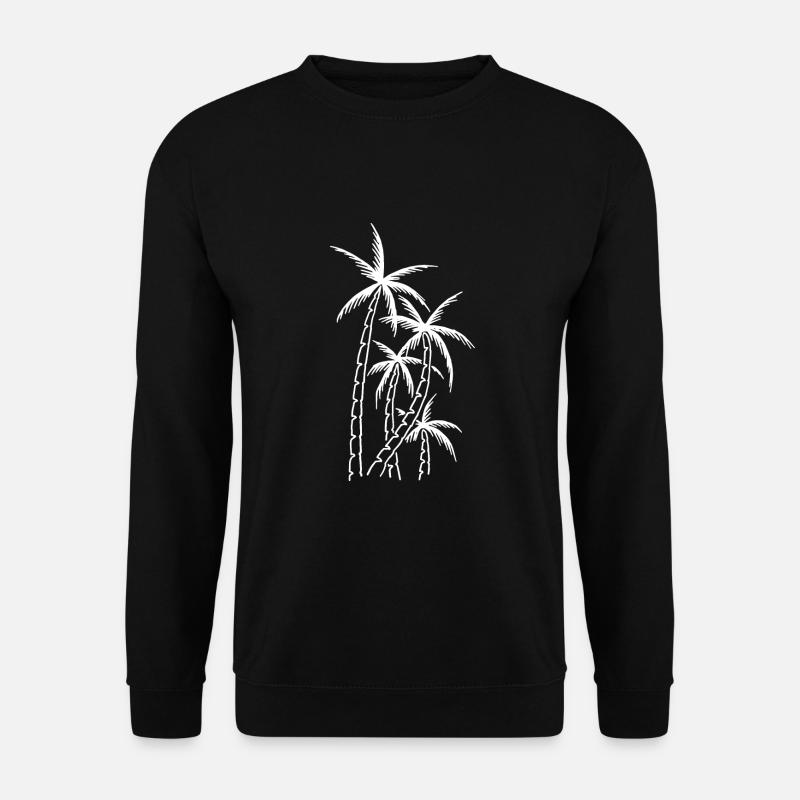 Palmen - Unisex Pullover - Schwarz