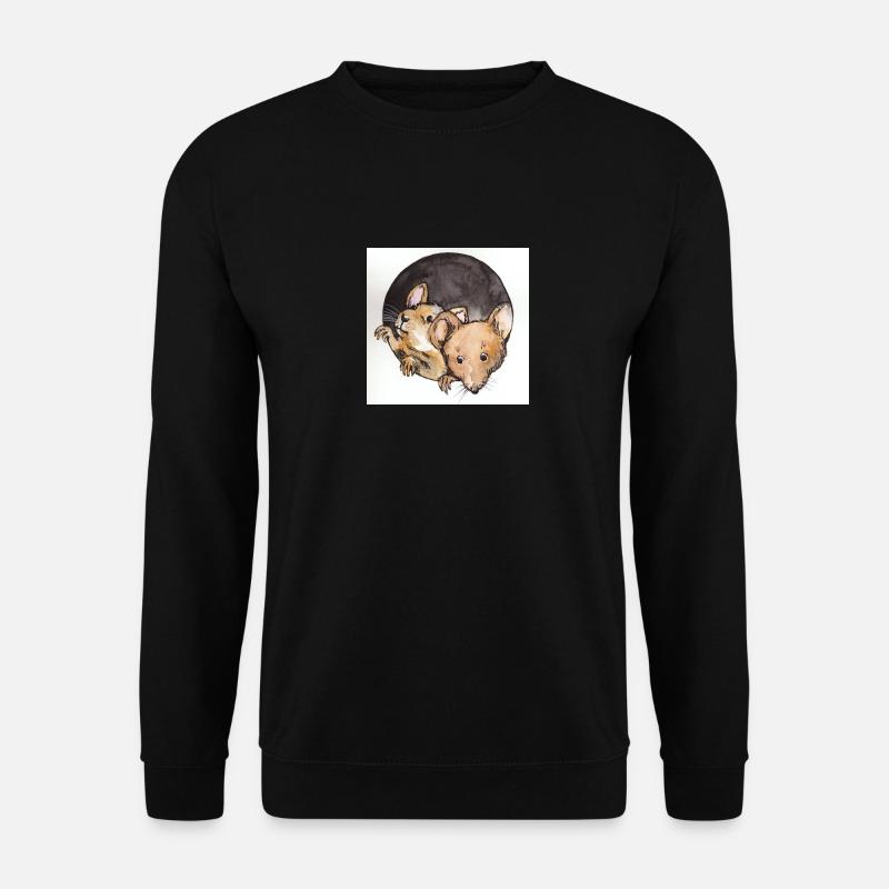 Mäuse - Unisex Pullover - Schwarz