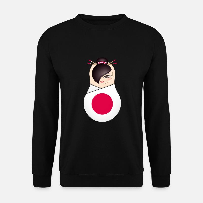 Matroschka  - Team Japan - Unisex Pullover - Schwarz