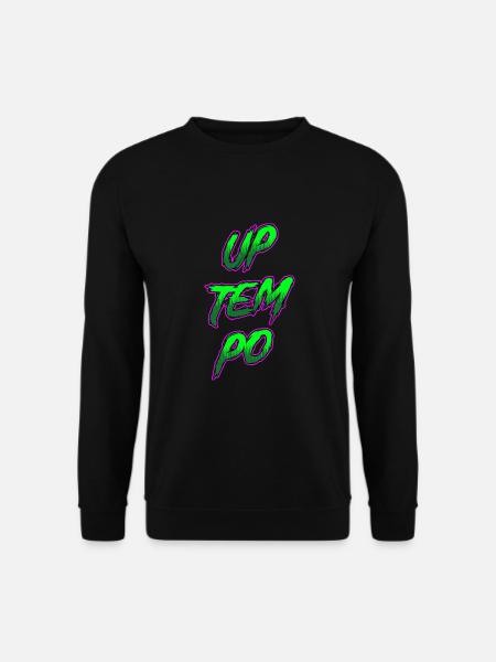 Uptempo Festival Design For Ravers - Unisex Sweatshirt - black