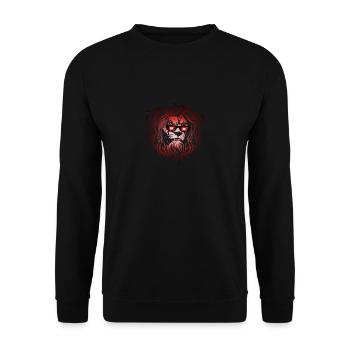 Baster - Unisex Pullover - Schwarz - Vorne - Alina (178cm) & Michal (187cm)