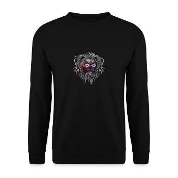 South Korea - Unisex Sweatshirt - black - Front - Alina (178cm) & Michal (187cm)