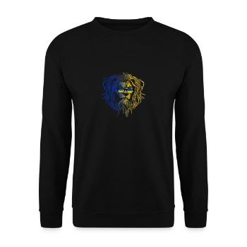 Ukraine - Unisex Sweatshirt - black - Front - Alina (178cm) & Michal (187cm)