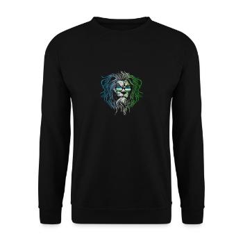 Usbekistan - Unisex Pullover - Schwarz - Vorne - Alina (178cm) & Michal (187cm)