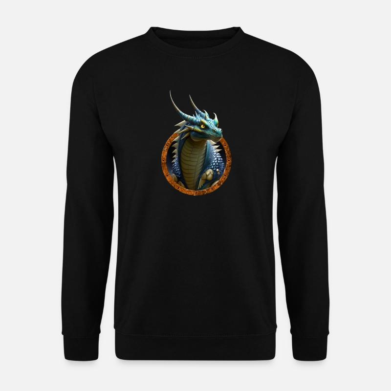 Drache - Unisex Pullover - Schwarz