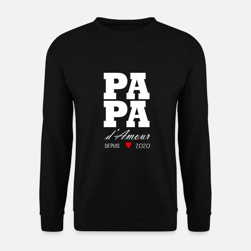 Loving dad since 2020 - Unisex Sweatshirt - black