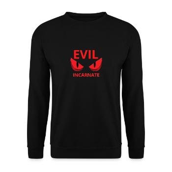 Evil Incarnate - Unisex Sweatshirt - black - Front - Alina (178cm) & Michal (187cm)