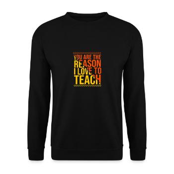 Middle School Teachers - Unisex Sweatshirt - black - Front - Alina (178cm) & Michal (187cm)