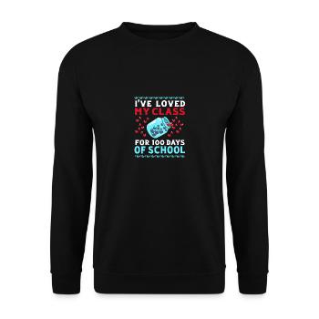 Middle School Teachers - Unisex Sweatshirt - black - Front - Alina (178cm) & Michal (187cm)