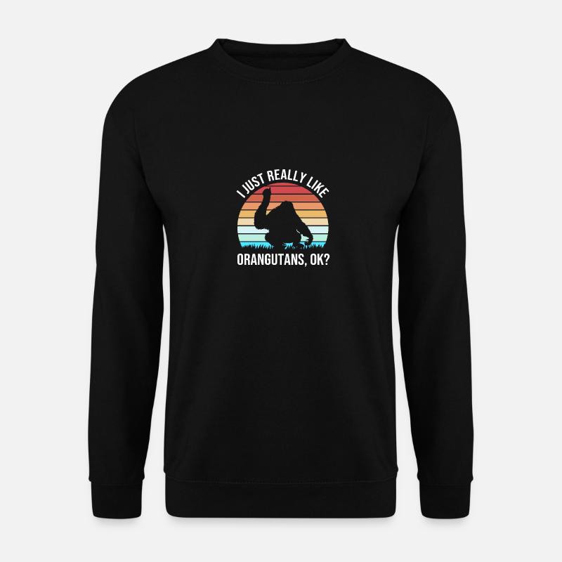Orang Utan - Unisex Pullover - Schwarz