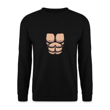 Gorilla - Unisex Pullover - Schwarz - Vorne - Alina (178cm) & Michal (187cm)