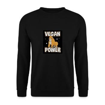 Gorilla - Unisex Pullover - Schwarz - Vorne - Alina (178cm) & Michal (187cm)