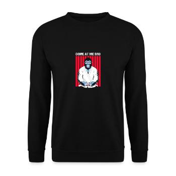Gorilla - Unisex Sweatshirt - black - Front - Alina (178cm) & Michal (187cm)