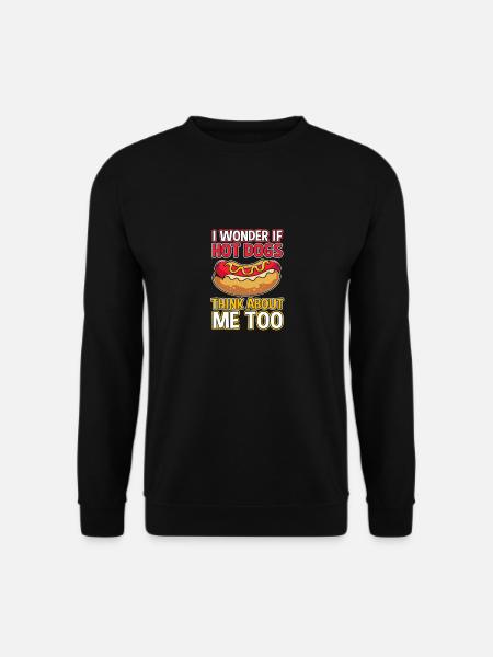Hot Dog Snack - Unisex Sweatshirt - black