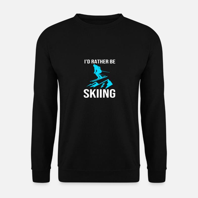 Séjour ski ski - Sweat-shirt Unisexe - noir