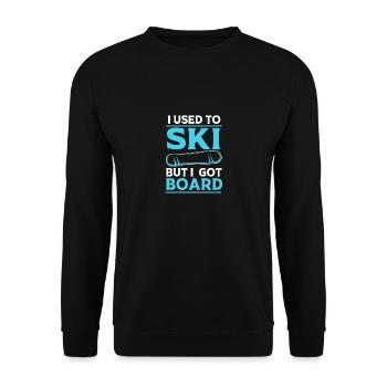 Snowboard Snowboard Vacances snowboard Snowboarders - Sweat-shirt Unisexe - noir - Devant - Alina (178cm) & Michal (187cm)