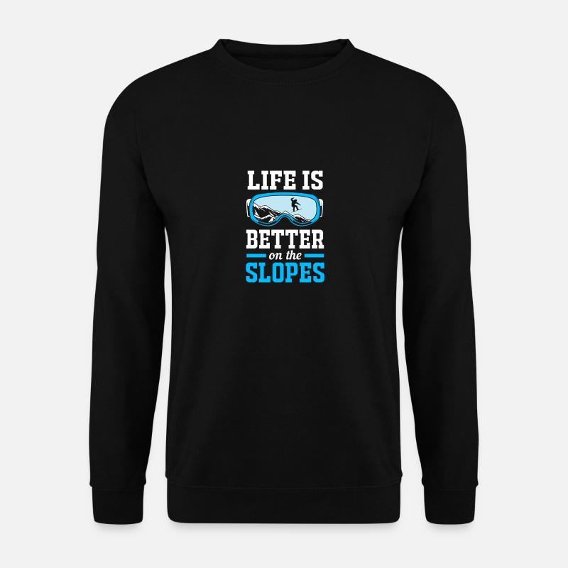 Snowboard Snowboarding Snowboardurlaub Snowboarder - Unisex Pullover - Schwarz