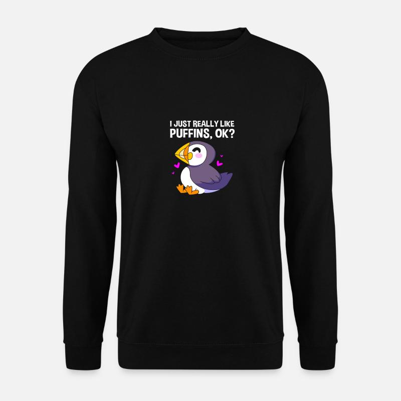 Macareux Papageientaucher - Sweat-shirt Unisexe - noir