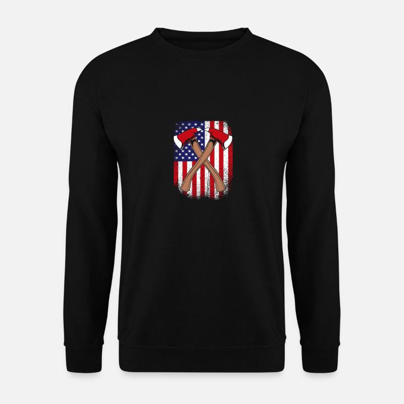 Firefighter Fire Brigade - Unisex Sweatshirt - black