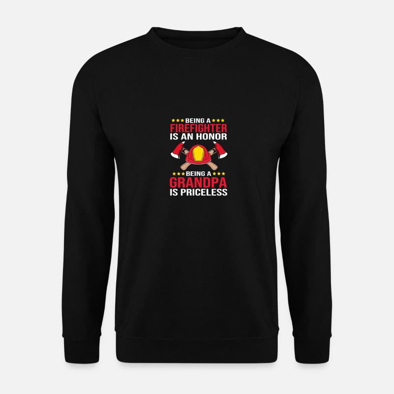 Firefighter Fire Brigade - Unisex Sweatshirt - black