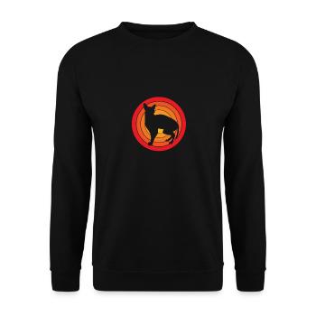 Sphynx Cats - Unisex Sweatshirt - black - Front - Alina (178cm) & Michal (187cm)