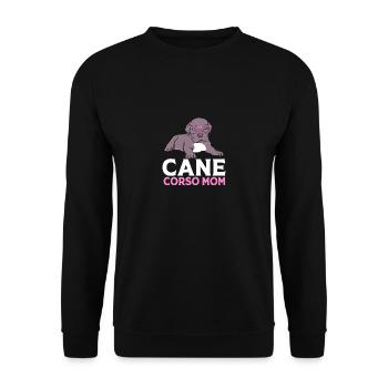 Cane corso - Sweat-shirt Unisexe - noir - Devant - Alina (178cm) & Michal (187cm)