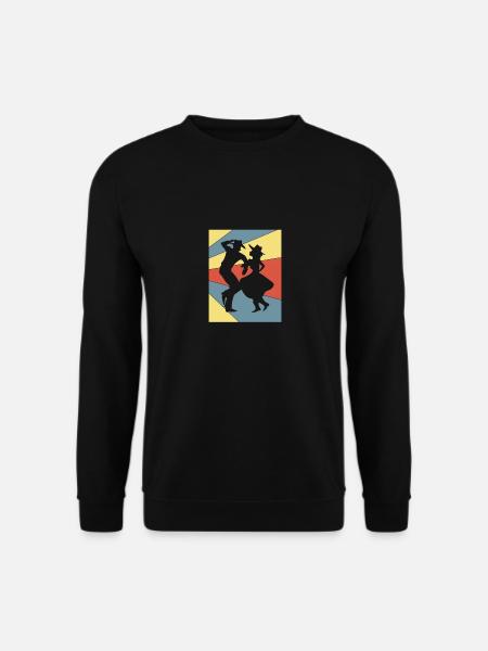 Square Dance - Unisex Sweatshirt - black