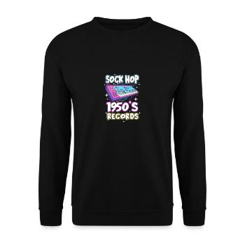 Sock Hop - Unisex Pullover - Schwarz - Vorne - Alina (178cm) & Michal (187cm)