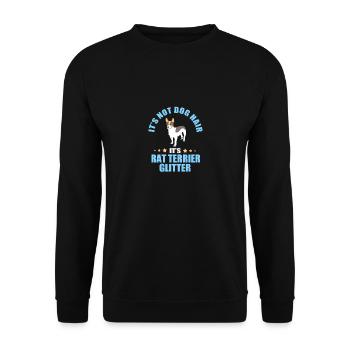 Rat Terrier - Unisex Pullover - Schwarz - Vorne - Alina (178cm) & Michal (187cm)