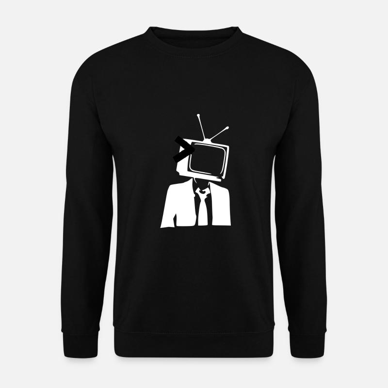 TV TV as head - Unisex Sweatshirt - black
