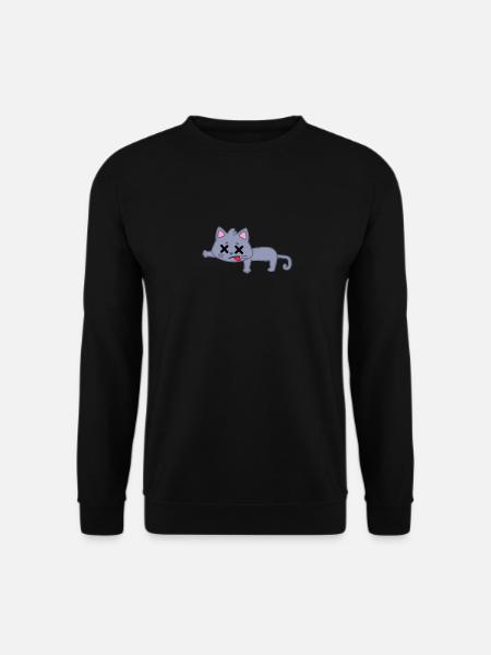 FREAKY CAT - Unisex Pullover - Schwarz