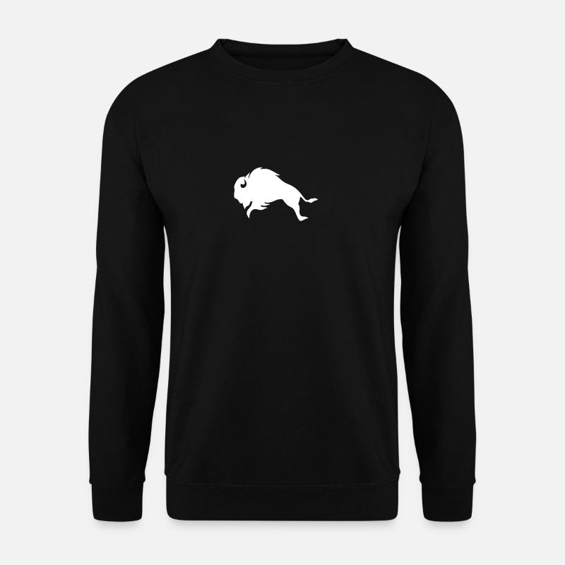 BISON BULL Bufallo - Sweat-shirt Unisexe - noir