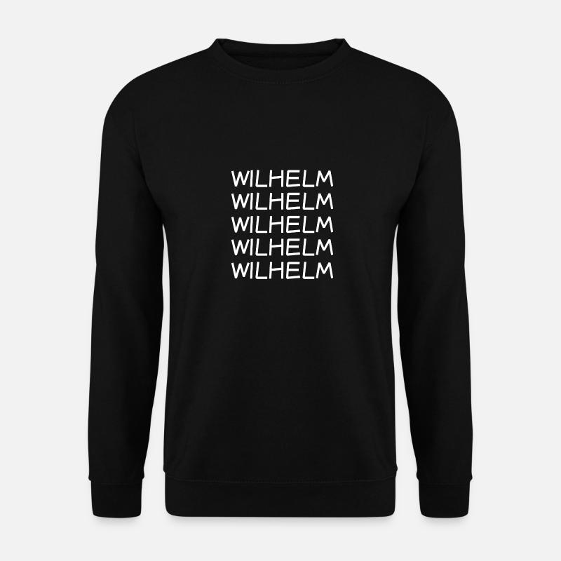 Wilhelm als Jungeselle - Unisex Pullover - Schwarz