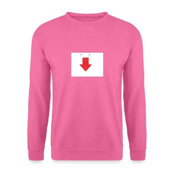 Pfeil Gesicht - Unisex Pullover - Pink - Vorne