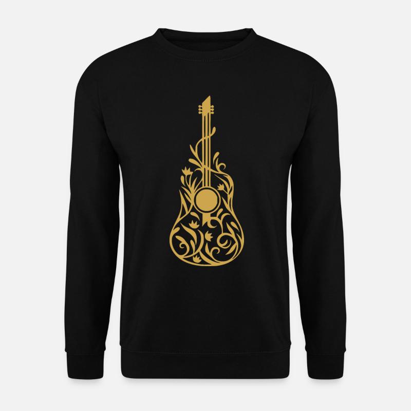 Gitarre - Unisex Pullover - Schwarz