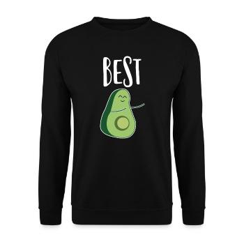 Partner Look Couple Partner Couple Couple Family - Unisex Sweatshirt - black - Front - Alina (178cm) & Michal (187cm)