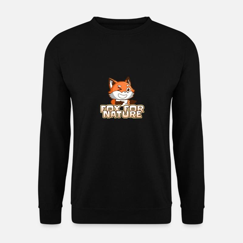 Fox for Nature ;) - Unisex Pullover - Schwarz