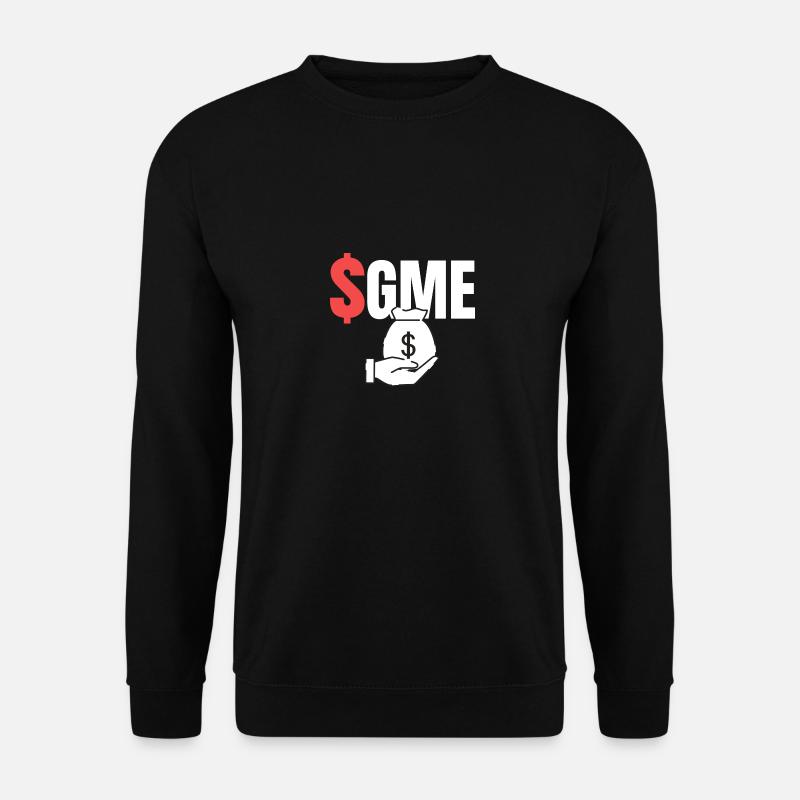 Trading GME gamestop bets - Unisex Sweatshirt - black