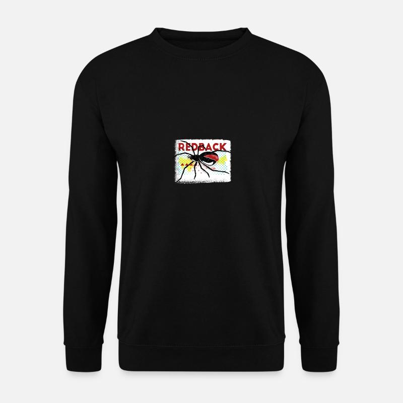 Araignée à dos rouge - Sweat-shirt Unisexe - noir