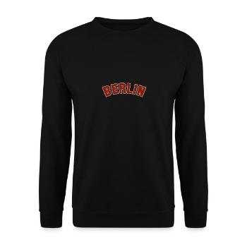 Berlin College Capital Tourist Allemagne - Sweat-shirt Unisexe - noir - Devant - Alina (178cm) & Michal (187cm)