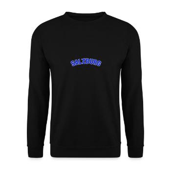 Salzburg College Capital Tourist Austria - Unisex Pullover - Schwarz - Vorne - Alina (178cm) & Michal (187cm)