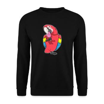 Popsicles perroquets - Sweat-shirt Unisexe - noir - Devant - Alina (178cm) & Michal (187cm)