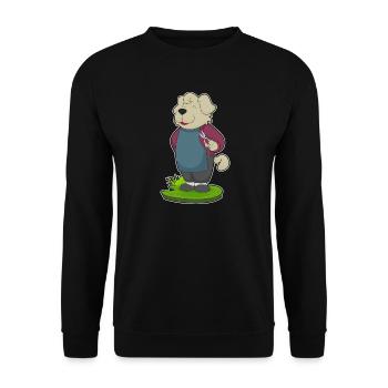 Coiffeur pour chien Ciseaux - Sweat-shirt Unisexe - noir - Devant - Alina (178cm) & Michal (187cm)