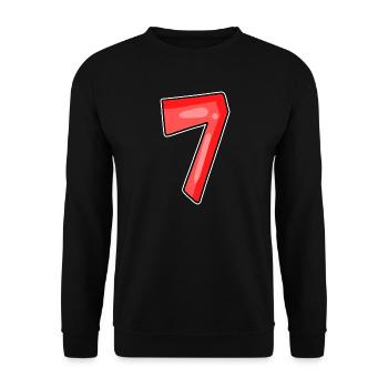 7 - Sweat-shirt Unisexe - noir - Devant - Alina (178cm) & Michal (187cm)