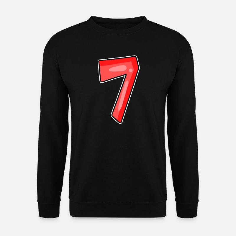 7 - Unisex Sweatshirt - black