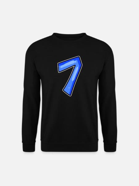 Number 7 Number - Unisex Sweatshirt - black