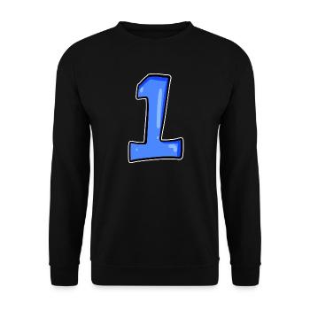 1 - Sweat-shirt Unisexe - noir - Devant - Alina (178cm) & Michal (187cm)